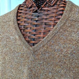 Vintage 80's Men's Puritan V-Neck Wool Blend Sweater